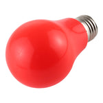 Lampadina LED a risparmio energetico da 7 W E27 2835 8 LED senza sfarfallio, colore luce: luce rossa, CA 85-265 V, 7W