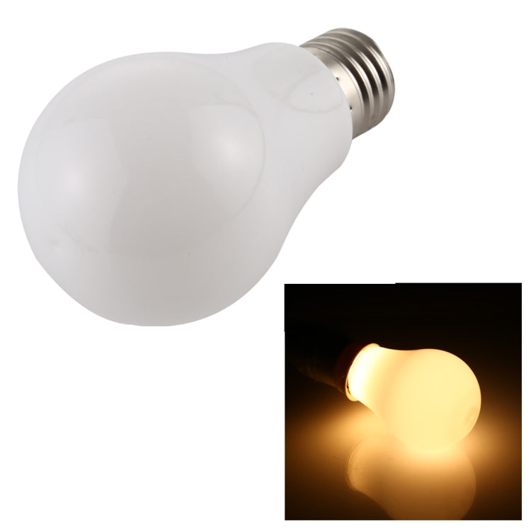 Lampadina LED a risparmio energetico 7W 500LM E27 2835 28LED, colore luce: bianco caldo, CA 85-265V, 7W