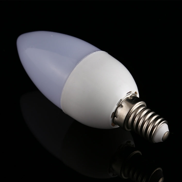 Lampadina LED a risparmio energetico a punta 3W 6500K E14 2835 8LED, colore luce: luce bianca, 110-220V, White Light