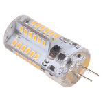G4 2800-3200K 200LM 57 LED Lampada a mais LED in silicone, 3014 SMD, Colore luce: bianco caldo, CA / CC 12-16 V, 2800-3200K