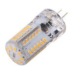 G4 2800-3200K 200LM 57 LED Lampada a mais LED in silicone, 3014 SMD, Colore luce: bianco caldo, CA / CC 12-16 V, 2800-3200K