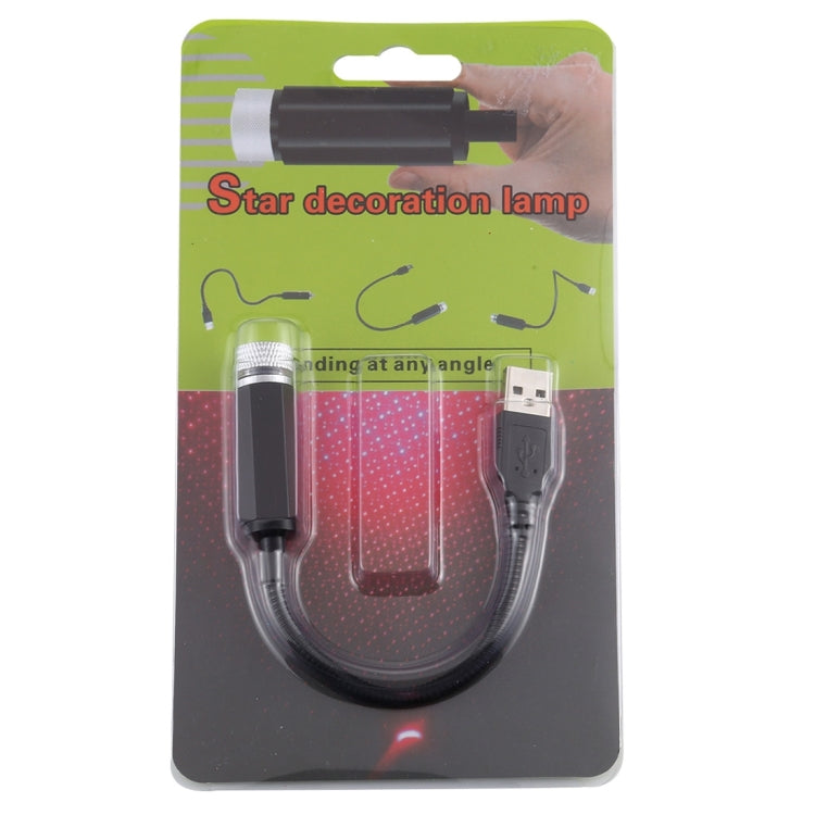 Interfaccia USB Luce per atmosfera di flessione a 360 gradi per uso domestico e per auto, colore chiaro: rosso, Light Color: Red