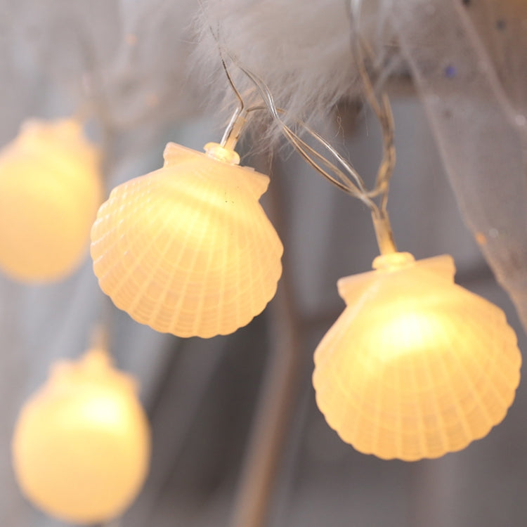 Lampada decorativa fata calda a 20 LED in stile adolescente per Natale, matrimonio, camera da letto, Shell Shape