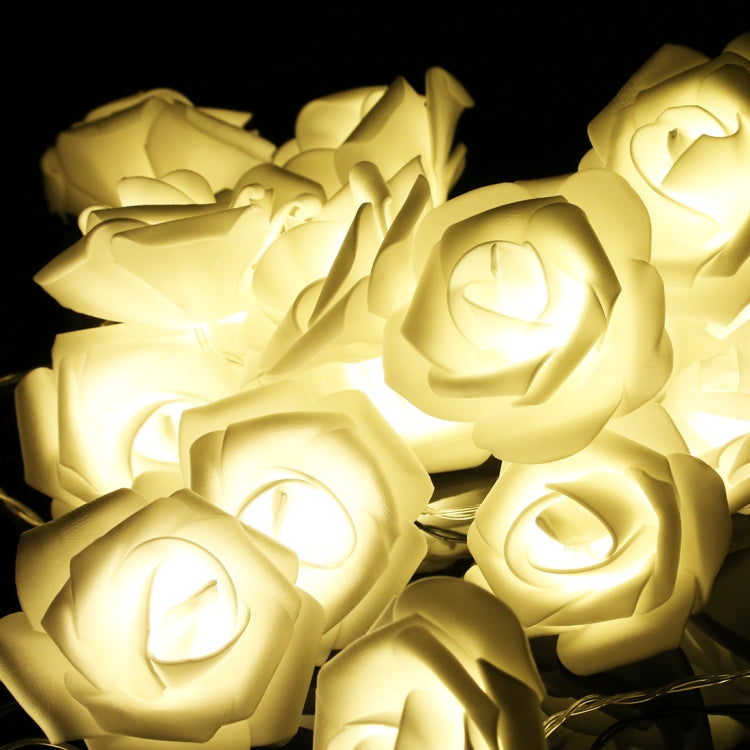 Lampada decorativa fata calda a 20 LED in stile adolescente per Natale, matrimonio, camera da letto, Rose