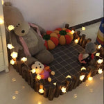 Lampada decorativa fata calda a 20 LED in stile adolescente per Natale, matrimonio, camera da letto, Rose