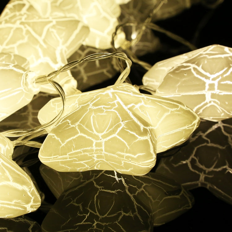 Lampada decorativa fata calda a 20 LED in stile adolescente per Natale, matrimonio, camera da letto, Cracked Star