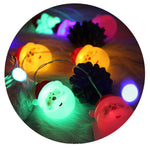Lampada decorativa fata calda alimentata da 10 LED, 2 batterie AA, per Natale, feste, camera da letto, 1.5m Santa Claus Colorful Light, 1.5m Santa Claus Warm White