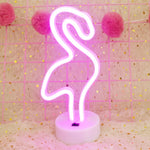 Calda lampada decorativa da fata, luce notturna per Natale, matrimonio, festa, camera da letto, Flamingo