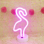 Calda lampada decorativa da fata, luce notturna per Natale, matrimonio, festa, camera da letto, Flamingo