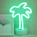 Calda lampada decorativa da fata, luce notturna per Natale, matrimonio, festa, camera da letto, Coconut Tree