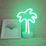 Calda lampada decorativa da fata, luce notturna per Natale, matrimonio, festa, camera da letto, Coconut Tree