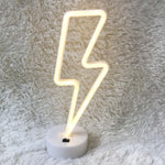 Calda lampada decorativa da fata, luce notturna per Natale, matrimonio, festa, camera da letto, Thunder