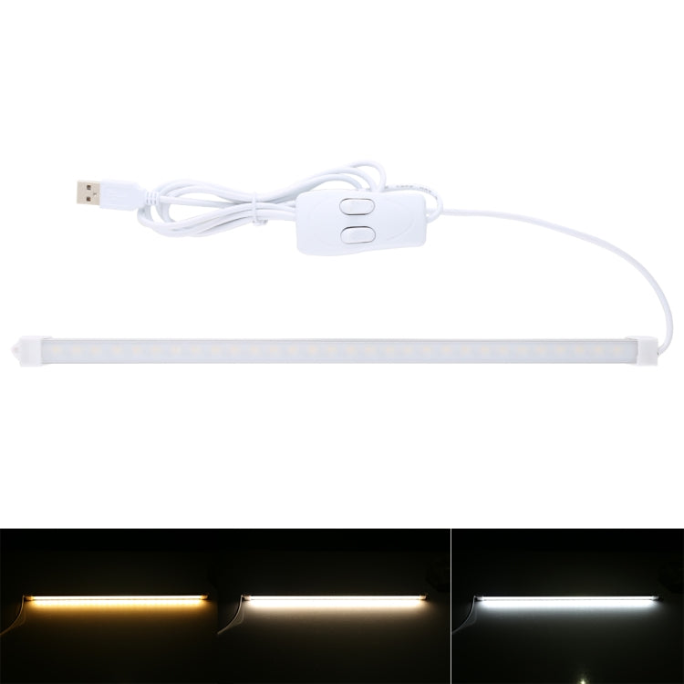 Striscia LED USB a tre colori da 34 cm 60 LED 400LM con interruttore