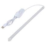 Striscia LED USB a tre colori da 34 cm 60 LED 400LM con interruttore