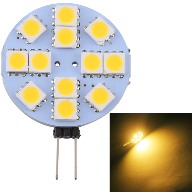 G4 12 LED SMD 5050 144LM 2800-3200K Dimmerazione continua a risparmio energetico Lampadina con base a pin, DC 12V, G4 12LEDs SMD 5050  144LM, G4 12 LEDs SMD 5050 144LM