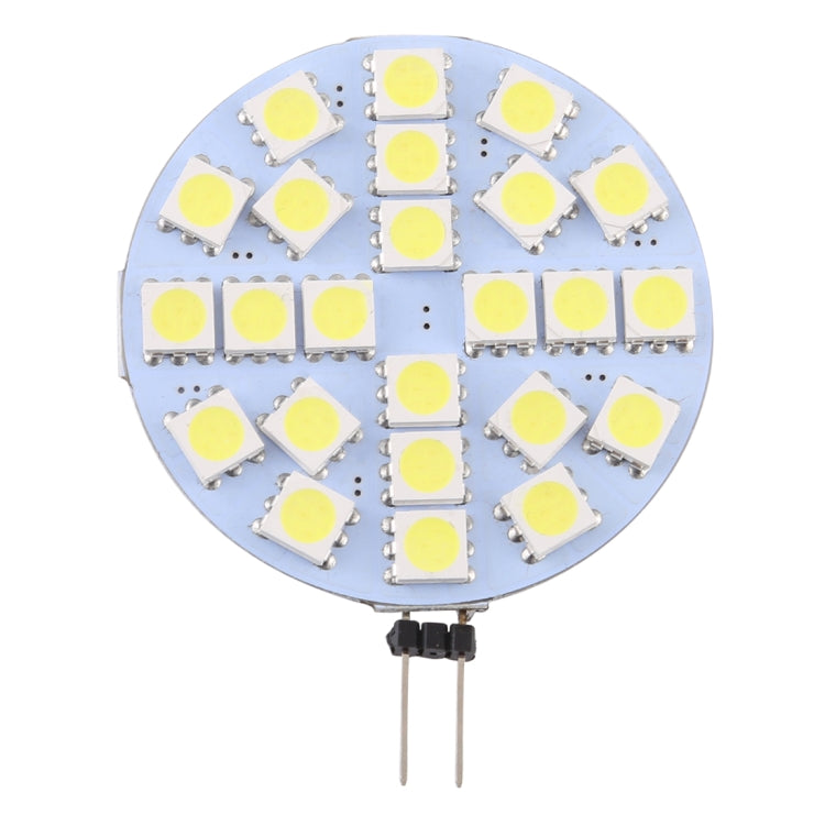 G4 24 LED SMD 5050 288LM 2800-3200K Dimmerazione continua a risparmio energetico Lampadina con base a pin, DC 12V, G4 24LEDs SMD 5050  288LM, G4 24 LEDs SMD 5050 288LM