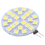 G4 24 LED SMD 5050 288LM 2800-3200K Dimmerazione continua a risparmio energetico Lampadina con base a pin, DC 12V, G4 24LEDs SMD 5050  288LM, G4 24 LEDs SMD 5050 288LM