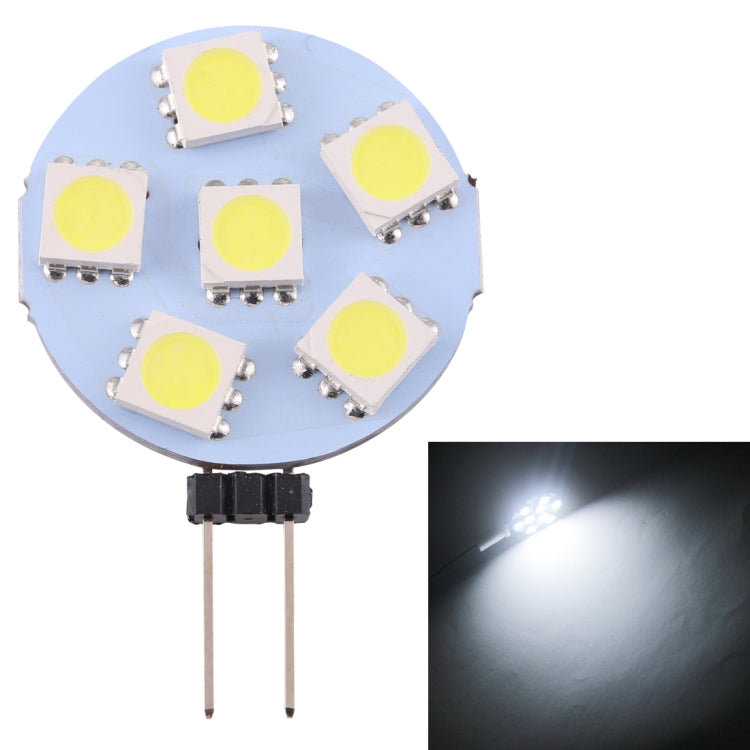G4 6 LED SMD 5050 72LM 2800-3200K Dimmerazione continua a risparmio energetico Lampadina con base a pin, DC 12V, G4 6LEDs SMD 5050  72LM, G4 6 LEDs SMD 5050 72LM