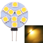 G9 9 LED SMD 5050 108LM 2800-3200K Dimmerazione continua a risparmio energetico Lampadina con base a pin, DC 12V, G9 9 LEDs SMD 5050 108LM