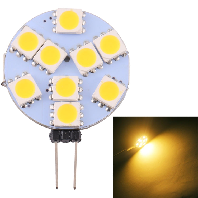 G9 9 LED SMD 5050 108LM 2800-3200K Dimmerazione continua a risparmio energetico Lampadina con base a pin, DC 12V, G9 9 LEDs SMD 5050 108LM