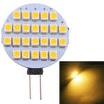 G4 24 LED SMD 3528 168LM 2800-3200K Dimmerazione continua a risparmio energetico Lampadina con base a pin, DC 12V, G4 24 LEDs SMD 3528 168LM