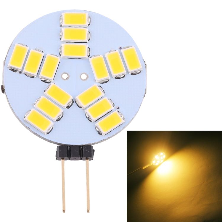 G4 15 LED SMD 5730 400LM 2800-3200K Dimmerazione continua a risparmio energetico Lampadina con base a pin, DC 12V, G4 15LEDs SMD 5730 400LM, G4 15 LEDs SMD 5730 400LM