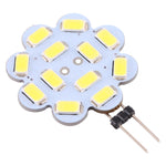 G4 12 LED SMD 5730 240LM 2800-3200K Lampadina a forma di fiore di prugna con regolazione continua a risparmio energetico Lampadina con base a pin, DC 12V, G4 12LEDs SMD 5730 240LM, G4 12 LEDs SMD 5730 240LM