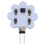 G4 12 LED SMD 5730 240LM 2800-3200K Lampadina a forma di fiore di prugna con regolazione continua a risparmio energetico Lampadina con base a pin, DC 12V, G4 12LEDs SMD 5730 240LM, G4 12 LEDs SMD 5730 240LM