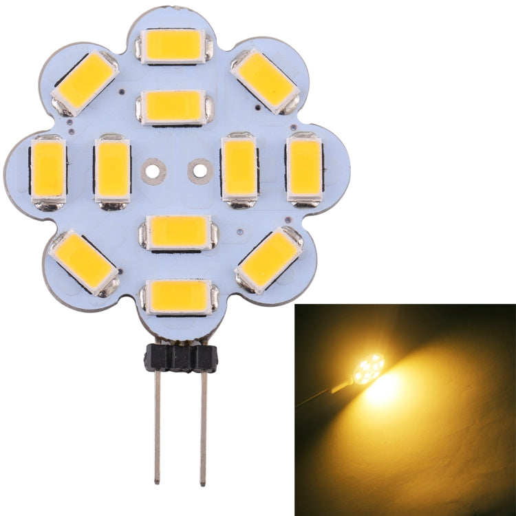 G4 12 LED SMD 5730 240LM 2800-3200K Lampadina a forma di fiore di prugna con regolazione continua a risparmio energetico Lampadina con base a pin, DC 12V, G4 12LEDs SMD 5730 240LM, G4 12 LEDs SMD 5730 240LM