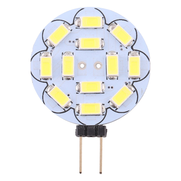 G4 12 LED SMD 5730 360LM 2800-3200K Lampadina con base a spillo a risparmio energetico di forma rotonda con regolazione continua, DC 12V, G4 12LEDs SMD 5730 360LM, G4 12 LEDs SMD 5730 360LM