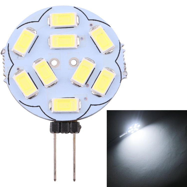 G4 9 LED SMD 5730 180LM 2800-3200K Dimmerazione continua a risparmio energetico Lampadina con base a pin, DC 12V, G4 9 LEDs SMD 5730 180LM