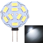 G4 9 LED SMD 5730 180LM 2800-3200K Dimmerazione continua a risparmio energetico Lampadina con base a pin, DC 12V, G4 9 LEDs SMD 5730 180LM