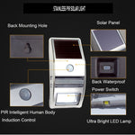 Lampada da parete solare per esterno 80 lumen luce fredda