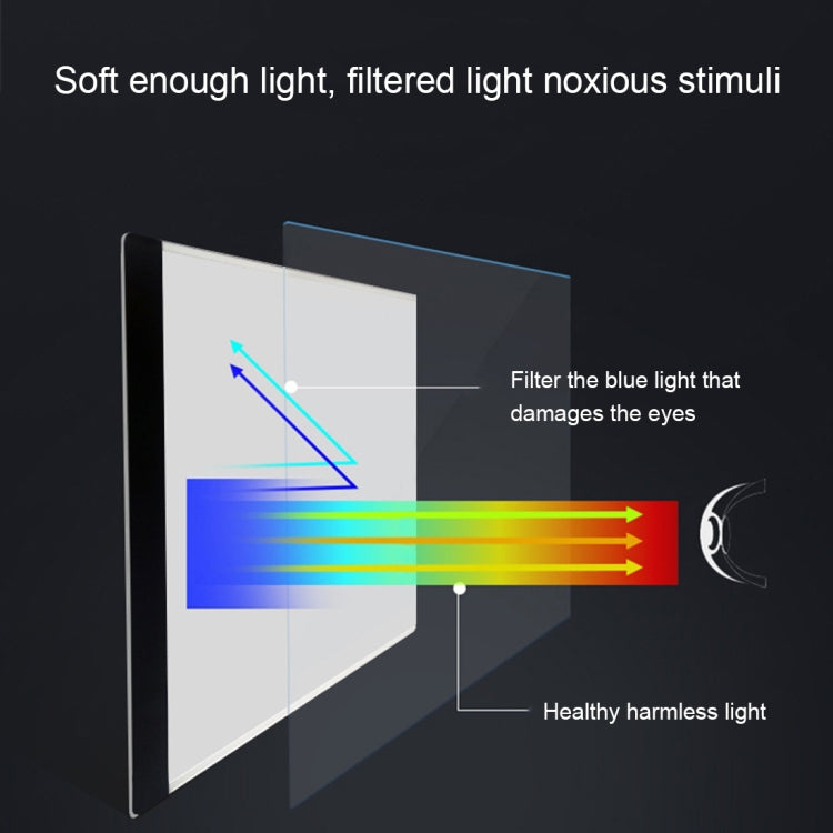 Ultra-thin Portable USB LED Artcraft Tracing Light Box A4 Size for Artists Drawing Sketching Animation and X-ray Viewing, No Brightness Control No Charger