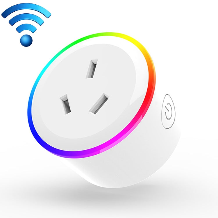 Presa intelligente con telecomando WiFi per luce di scena RGB da 10 A Funziona con Alexa, Google Home e IFTTT, CA 100-240 V, spina AU, XS-A17