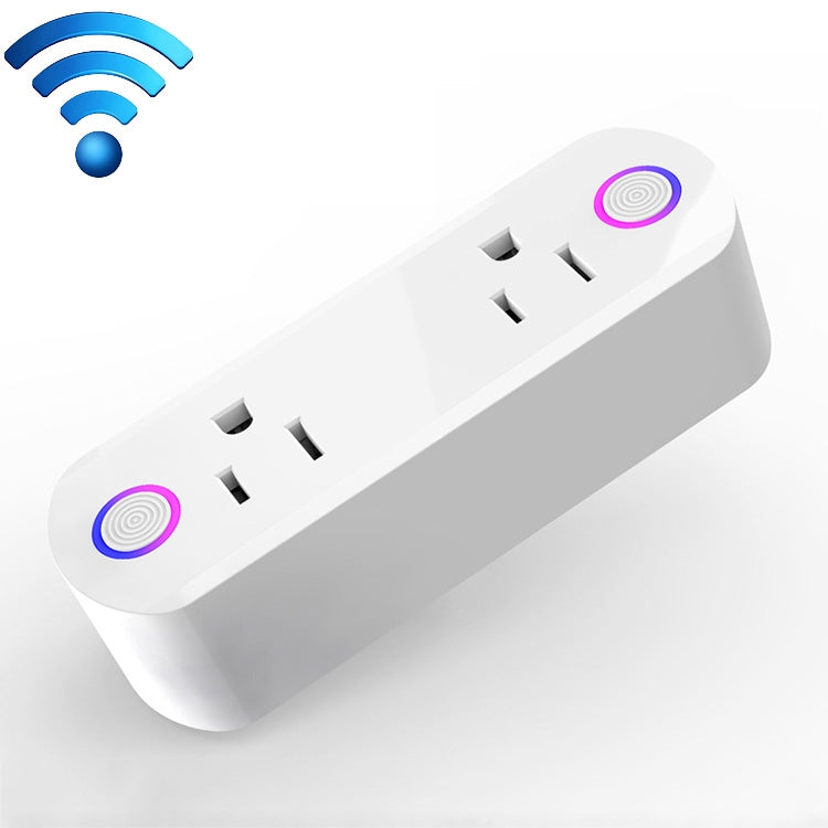 15A WiFi Remote Control Smart Socket, Works with Alexa, Google Home and IFTTT, AC 100-240V, US Plug, XS-A23