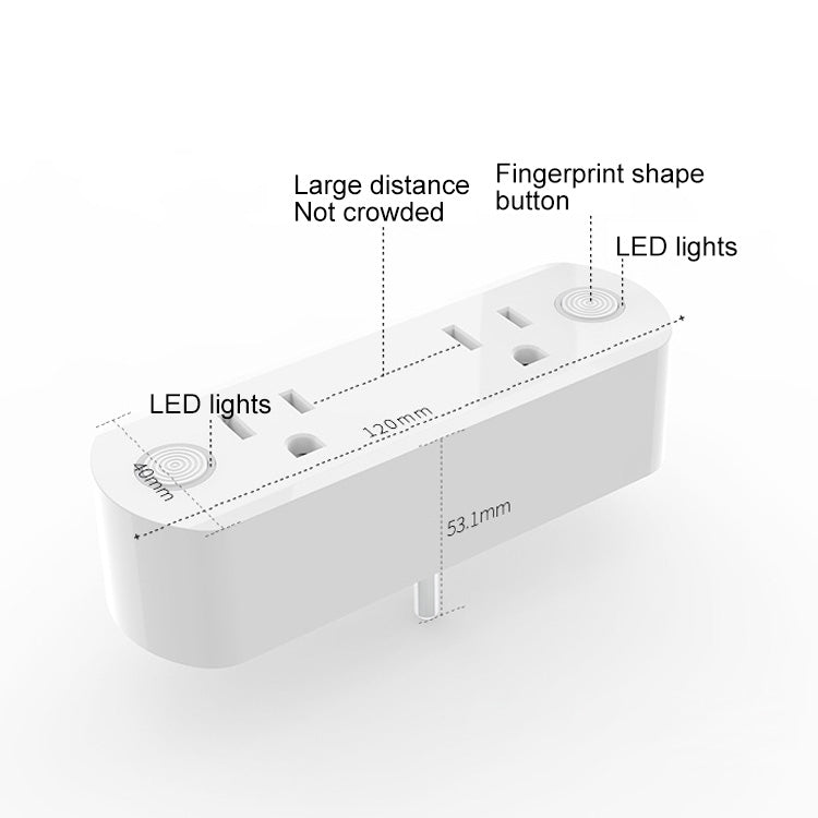 Presa intelligente con telecomando WiFi da 15 A, funziona con Alexa, Google Home e IFTTT, CA 100-240 V, presa americana, XS-A23