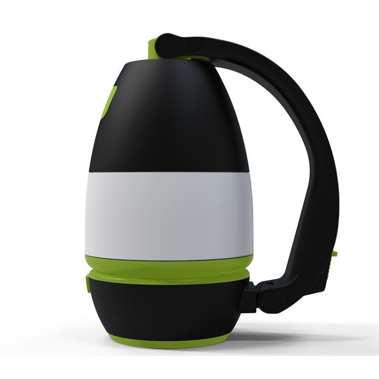 Lampada da campeggio LED portatile 5W con power bank verde