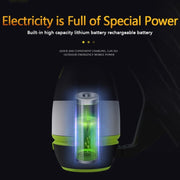 Lampada da campeggio LED portatile 5W con power bank verde