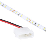 Luce a corda host per computer a luce bianca LED 5730 SMD da 1 m, DC 12V, 5730 SMD LED