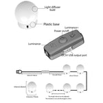 Lampada da toeletta con lampadina cosmetica illuminata stile Hollywood da 120LM 7000K, lunghezza cavo: 4,6 m, DC 5 V