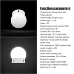 Lampada da toeletta con lampadina cosmetica illuminata stile Hollywood da 120LM 7000K, lunghezza cavo: 4,6 m, DC 5 V