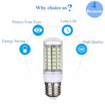 Lampadina SMD 5730 a 69 LED, CA 220 V, 5.5W 220V White Light, 5.5W 220V Warm White