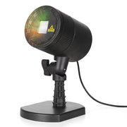 Mini lampada da esterno con laser rosso e verde IP65