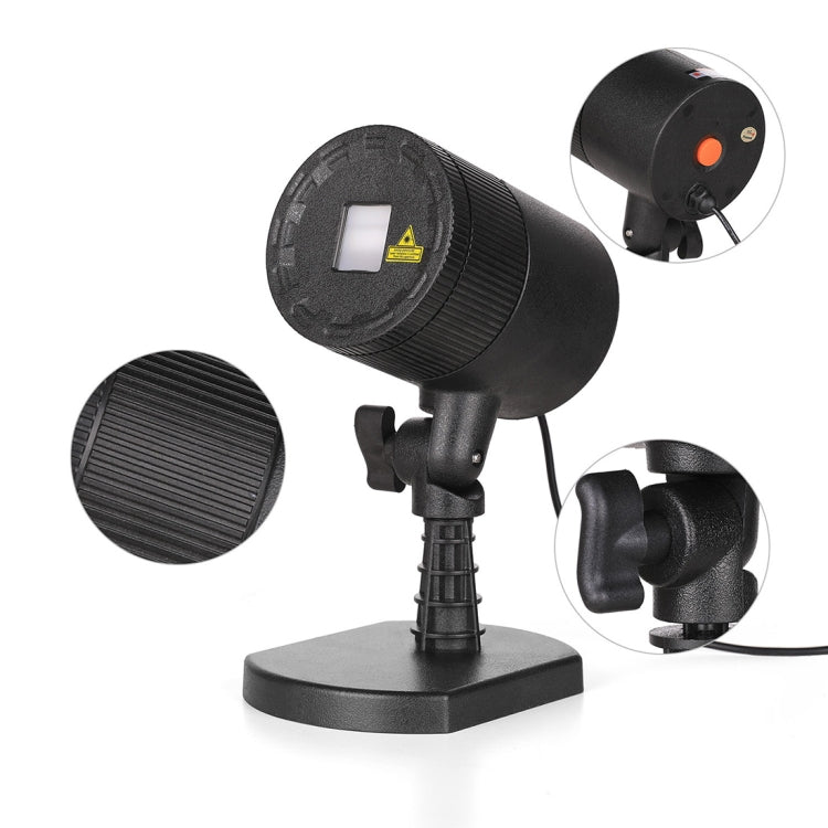 Mini lampada da esterno con laser rosso e verde IP65