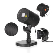 Mini lampada da esterno con laser rosso e verde IP65