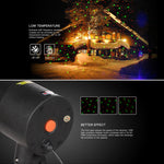 Mini lampada da esterno con laser rosso e verde IP65