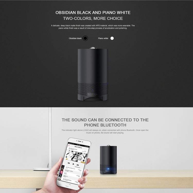 Blinblin Major 1 Proiettore laser RGB portatile con ricarica USB da 6 W. Altoparlante audio stereo Bluetooth