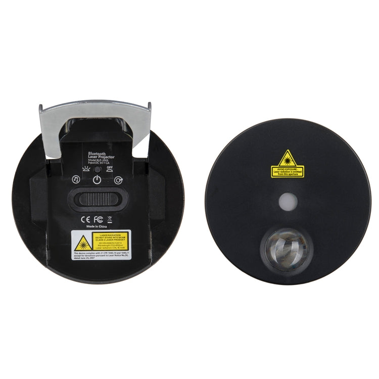 Blinblin Major 1 Proiettore laser RGB portatile con ricarica USB da 6 W. Altoparlante audio stereo Bluetooth