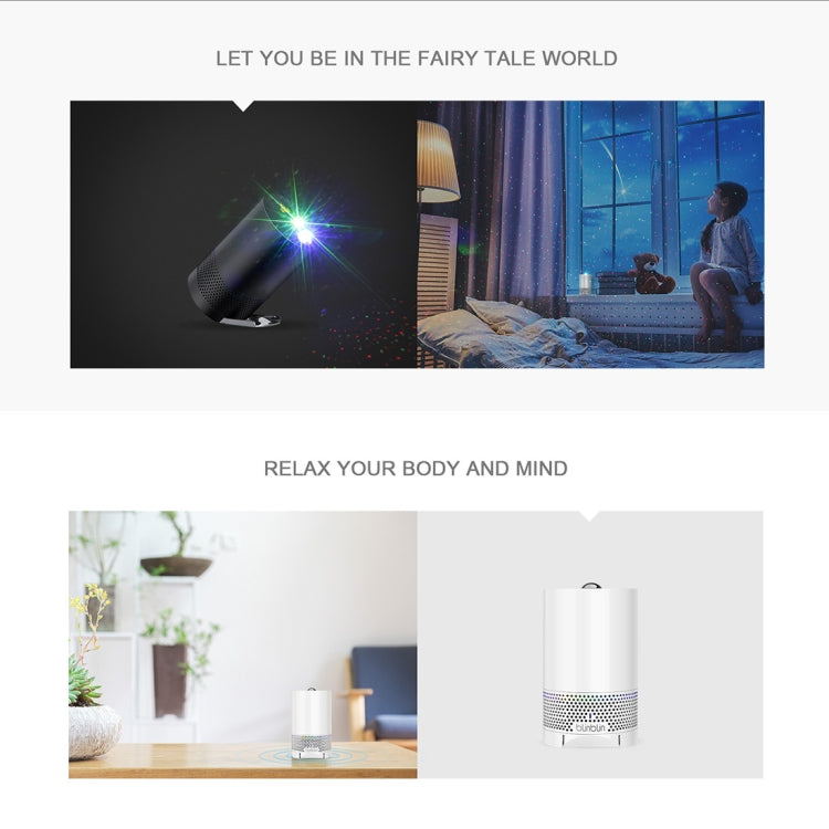 Blinblin Major 1 Proiettore laser RGB portatile con ricarica USB da 6 W. Altoparlante audio stereo Bluetooth